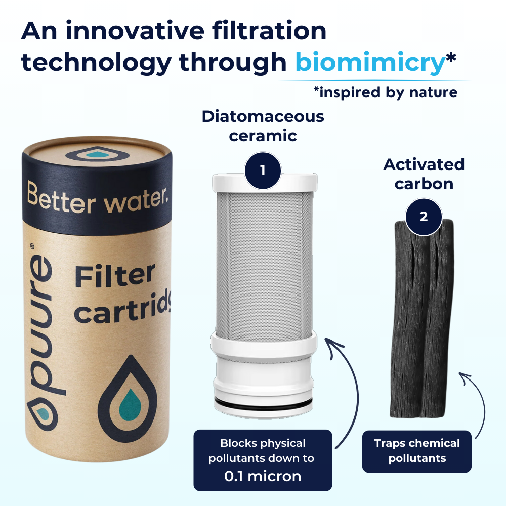 Filtro de acero inoxidable + adaptadores